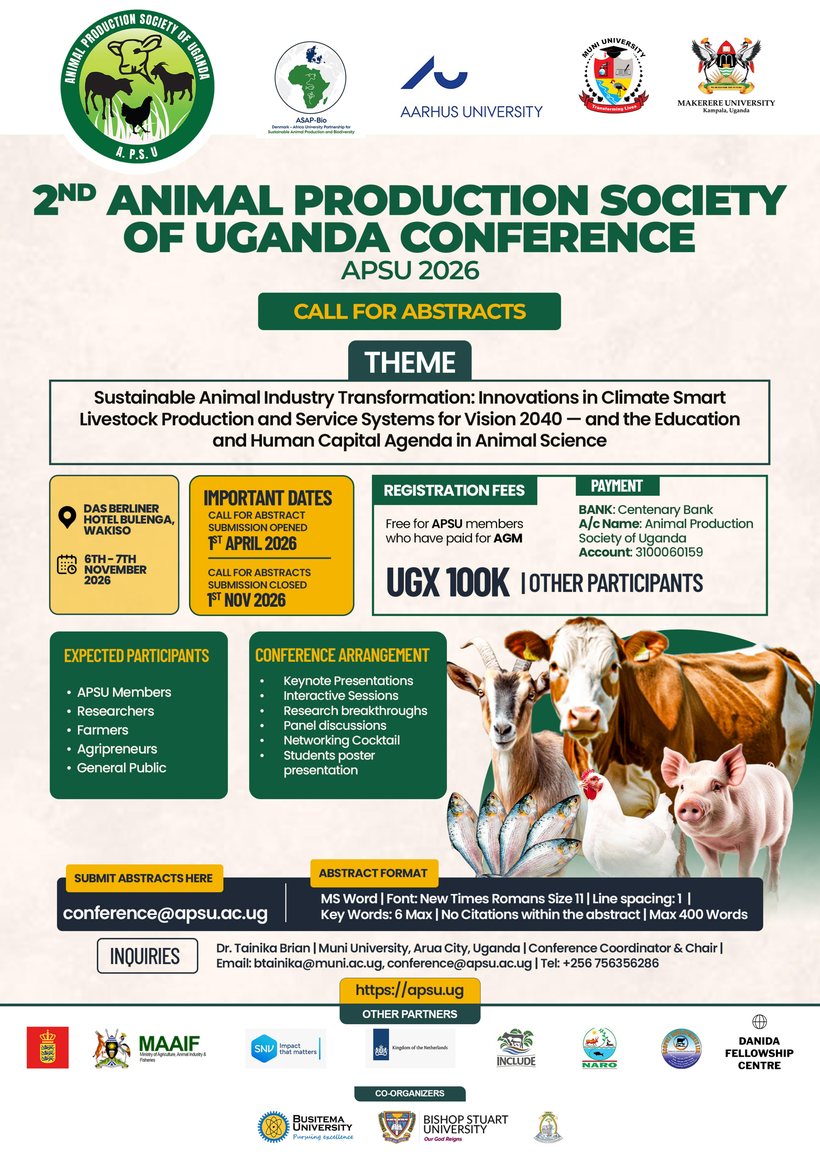 APSU 2026 conference call for abstracts poster